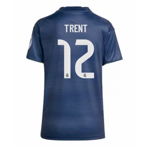 Billige Fotballdrakt Real Madrid Alexander-Arnold #12 Replika Bortedrakt Dame 2025-26 Kortermet Billige Fotballdrakt Real Madrid Alexander-Arnold #12 Replika Bortedrakt Dame 2025-26 Kortermet